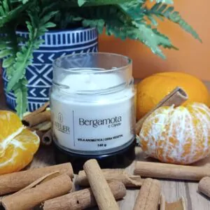 Vela Bergamota e Canela 140g